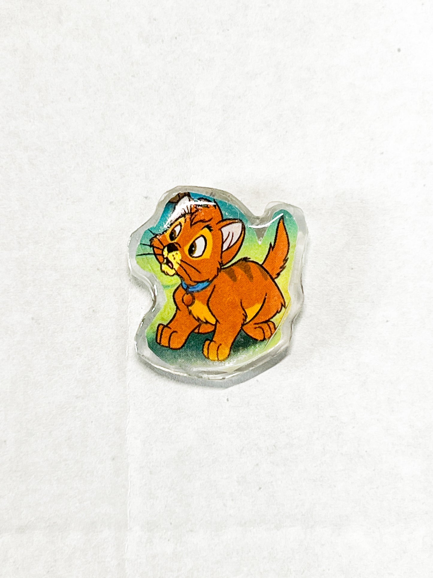 Street Cat & Dog Duo Pin Set | Handmade Upcycled Book Art Pins | Retro Cartoon Style