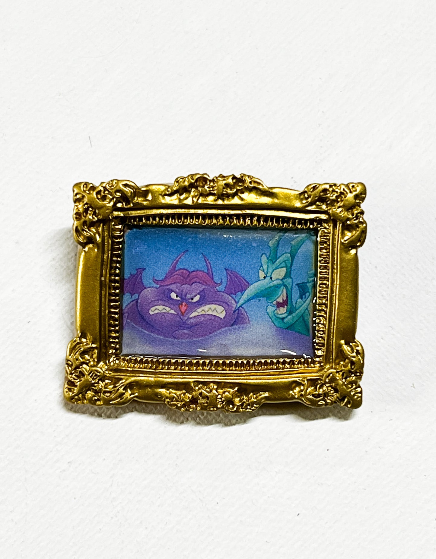 Upcycled Book Vintage-Inspired Frame Portrait Brooch