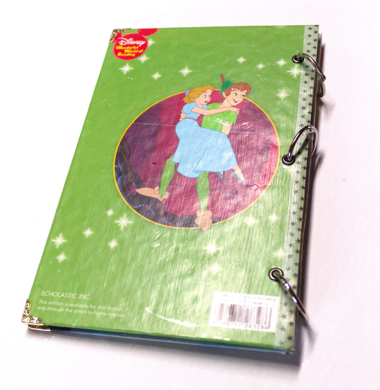 Magical Storybook Upcycled Journal – Handmade Notebook for Writing & Sketching