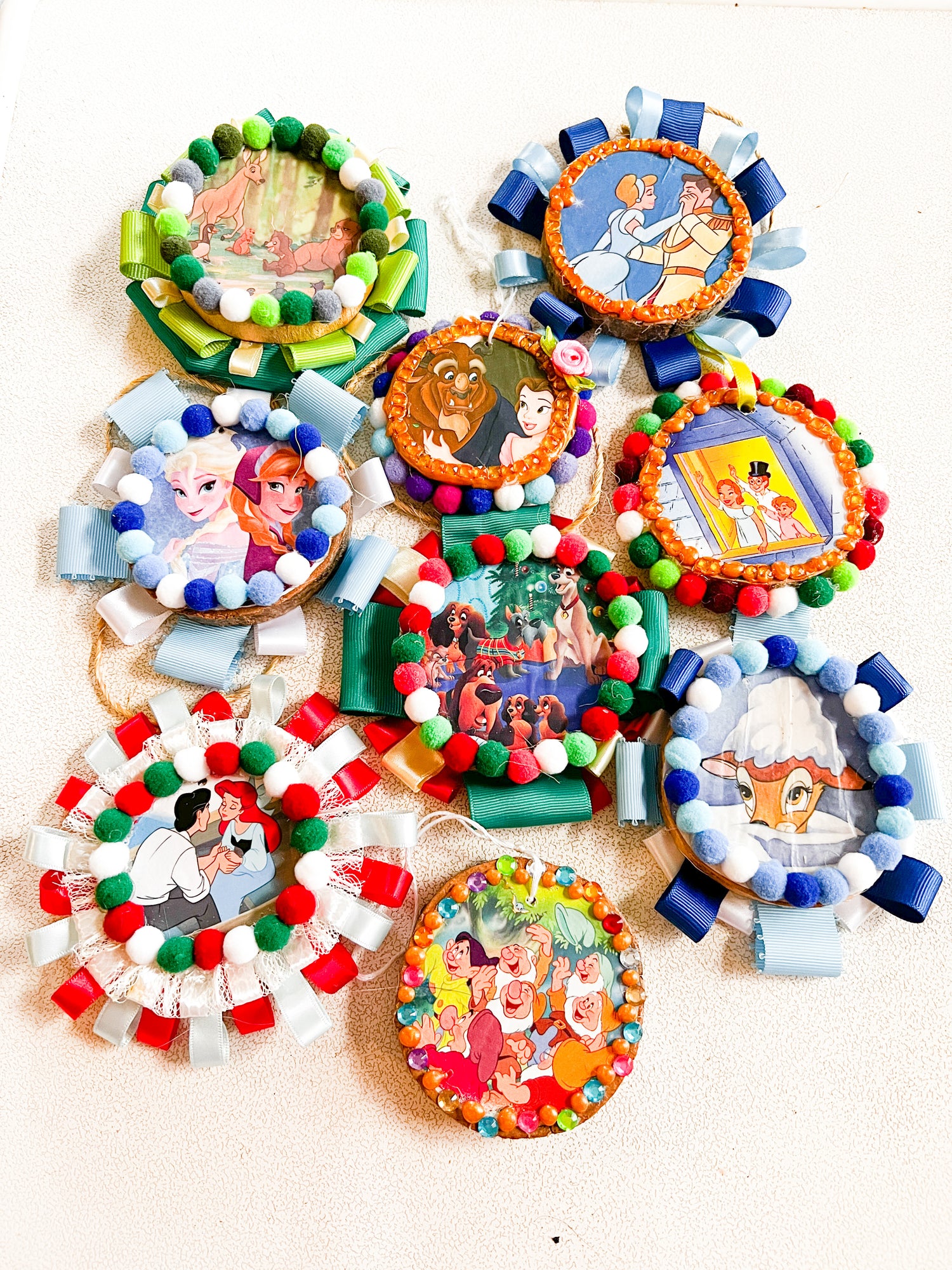 Upcycled Christmas Ornaments