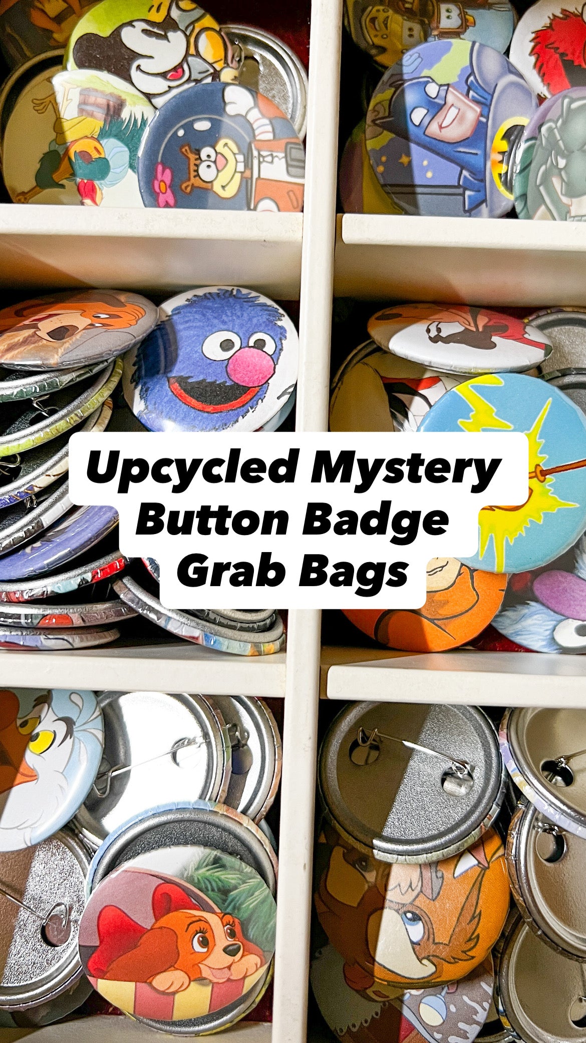 Upcycled Button Badges | Handmade Wearable Art