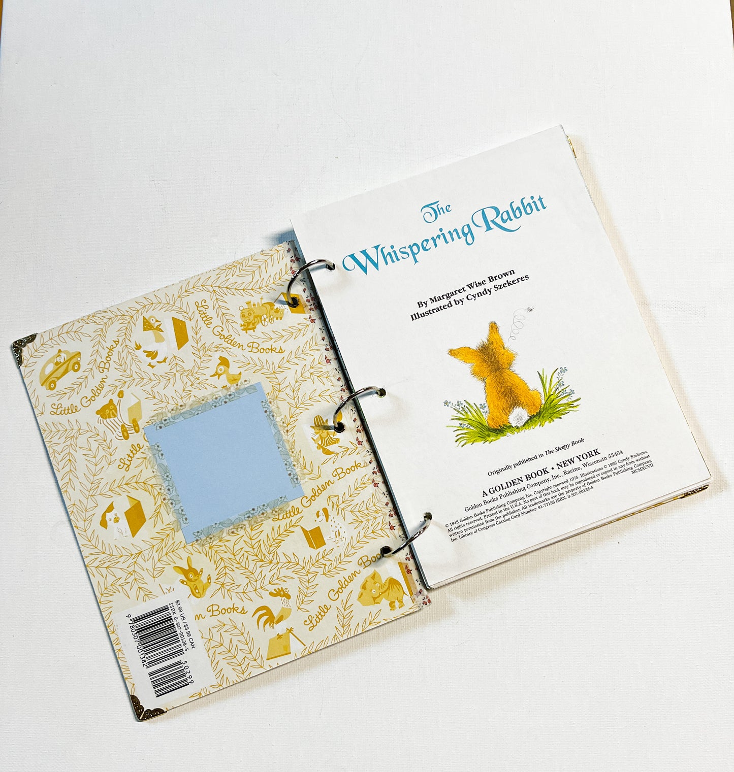 Upcycled Whispering Rabbit Book Journal