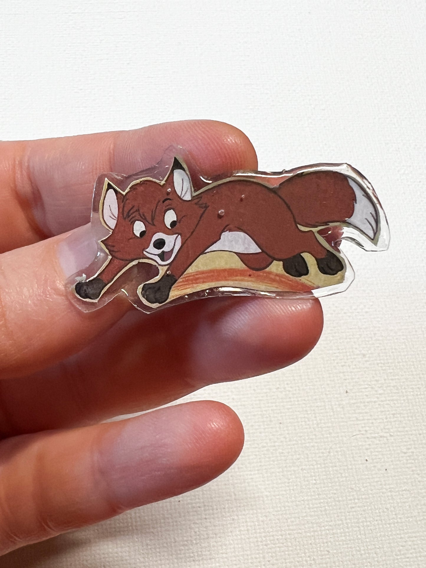 Woodland Friends Pin Bundle | Handmade Fox & Dog Pins | Upcycled Book Art Accessory