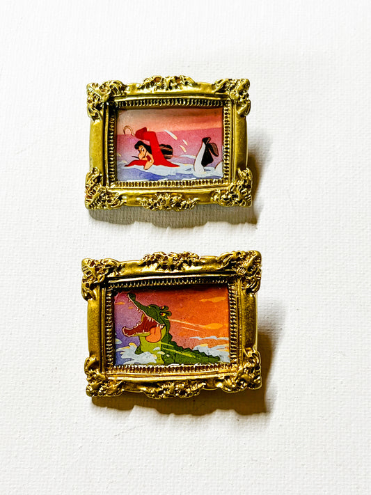 Upcycled Storybook Brooch Set | Handmade Vintage Pin | Nebo Child