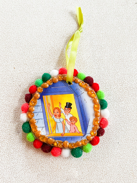 Peter Pan Double Sided Handmade Christmas Ornament