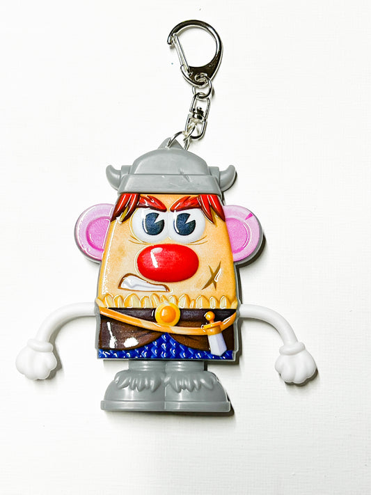 Upcycled Viking Character Keychain / Bag Charm – One-of-a-Kind