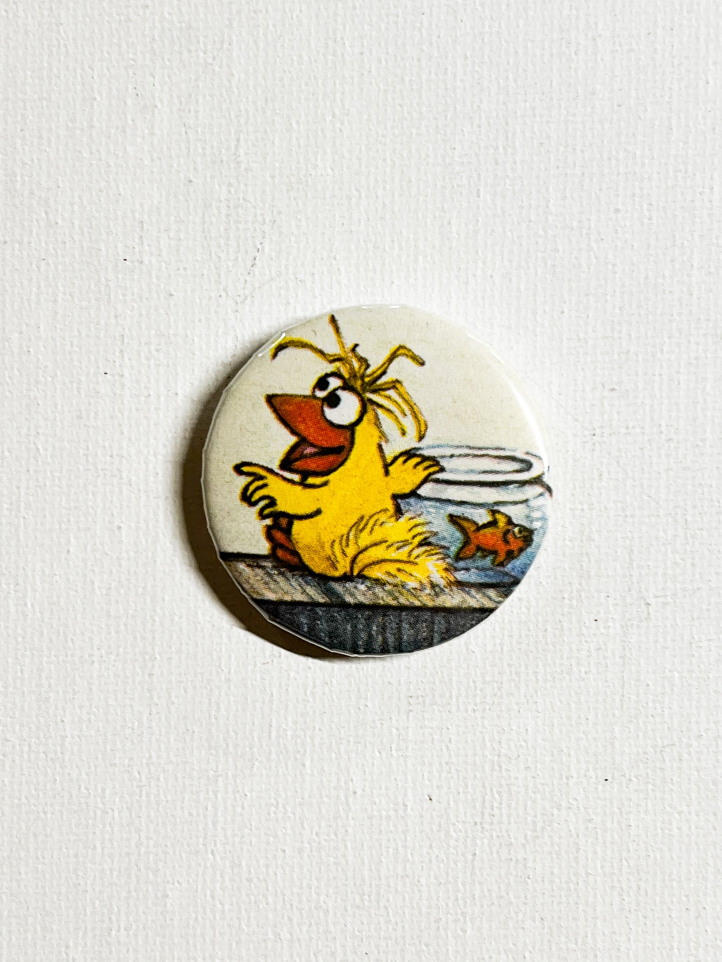Upcycled Yellow Bird Fridge Magnets Set of 4 | Handmade | Nebo Child