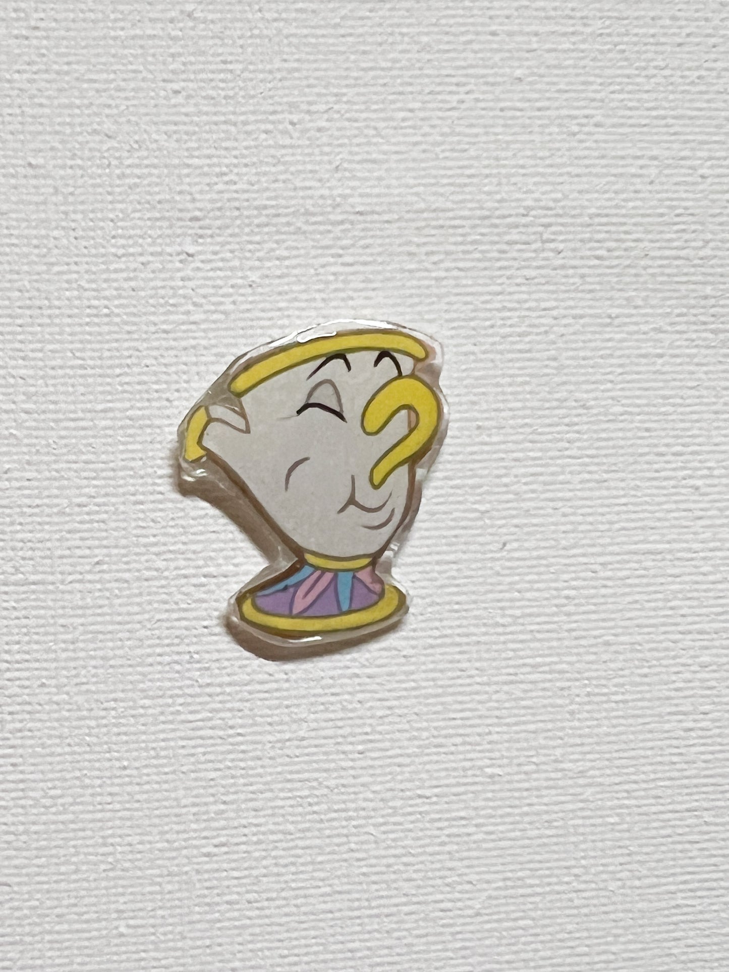 Tea Cup Pin | Handmade Upcycled Book Art Pin | Cottagecore Accessory for Pin Collectors