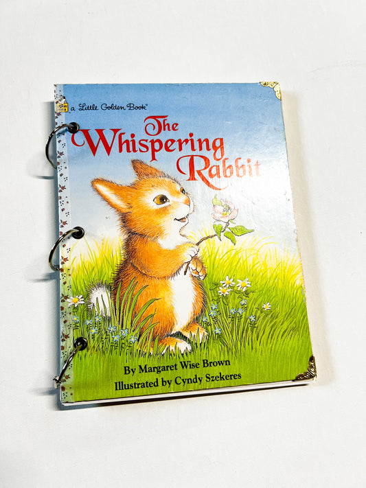 Upcycled Whispering Rabbit Book Journal
