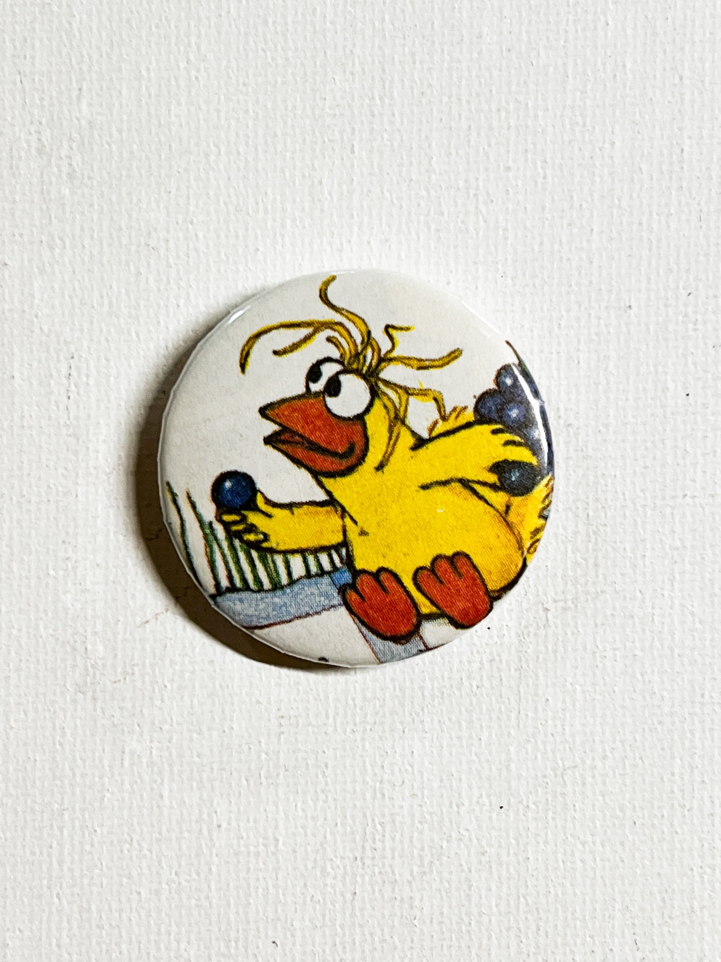 Upcycled Yellow Bird Fridge Magnets Set of 4 | Handmade | Nebo Child