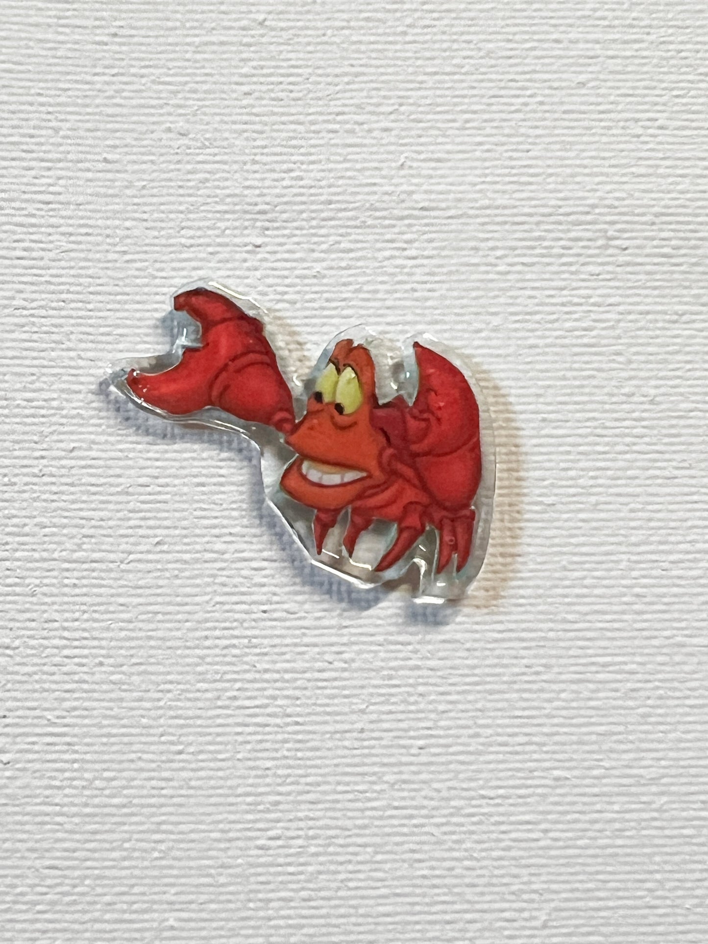 Épingle artisanale de crabe recyclé – Épingle de livre de contes recyclé – Épingle d'art de page de livre – Résine en petite série de grade B