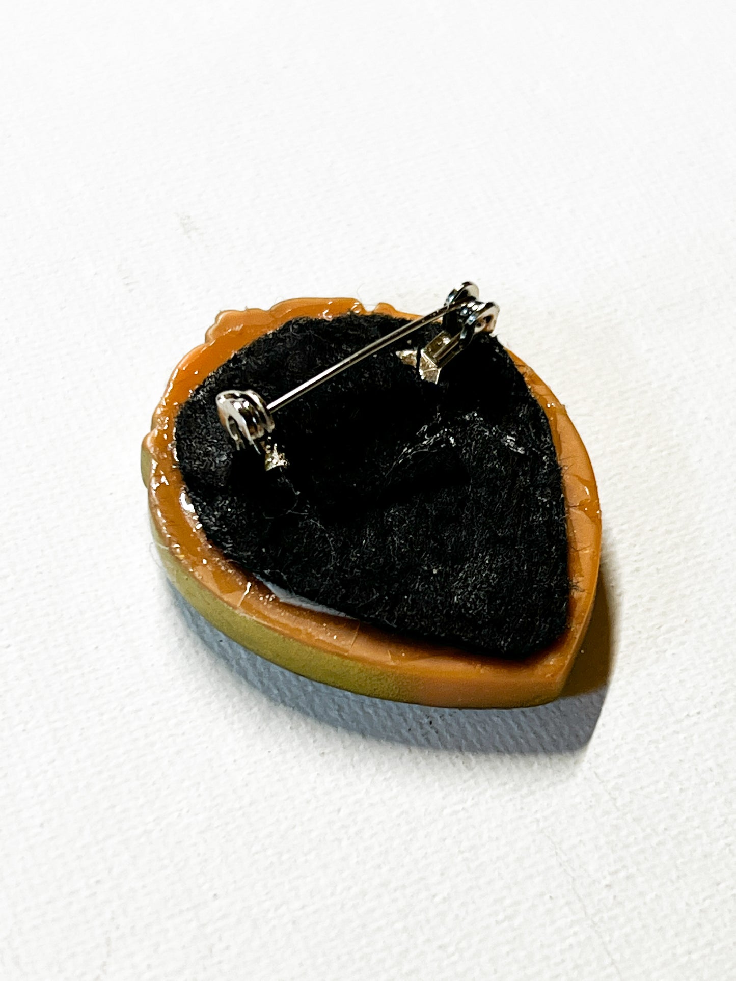 Upcycled Book Heart Vintage-Inspired Portrait Frame Brooch