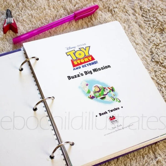 Buzz Lightyear Upcycled Handmade Journal