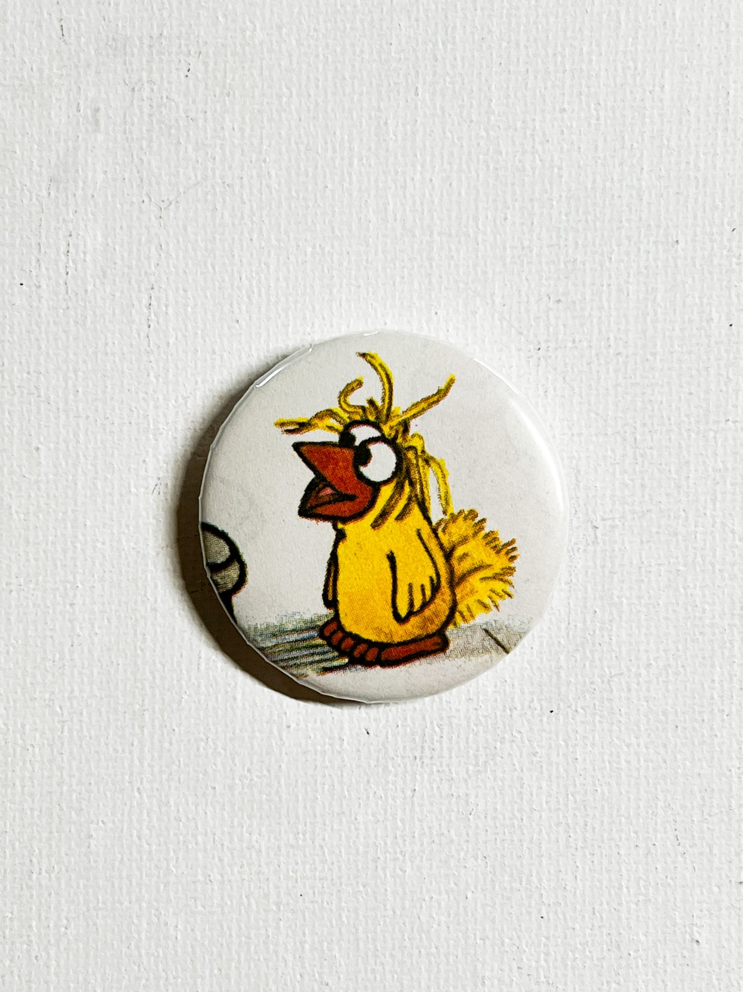 Upcycled Yellow Bird Fridge Magnets Set of 4 | Handmade | Nebo Child