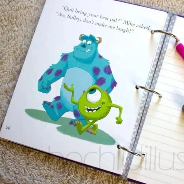 Monsters Inc Handmade Journal