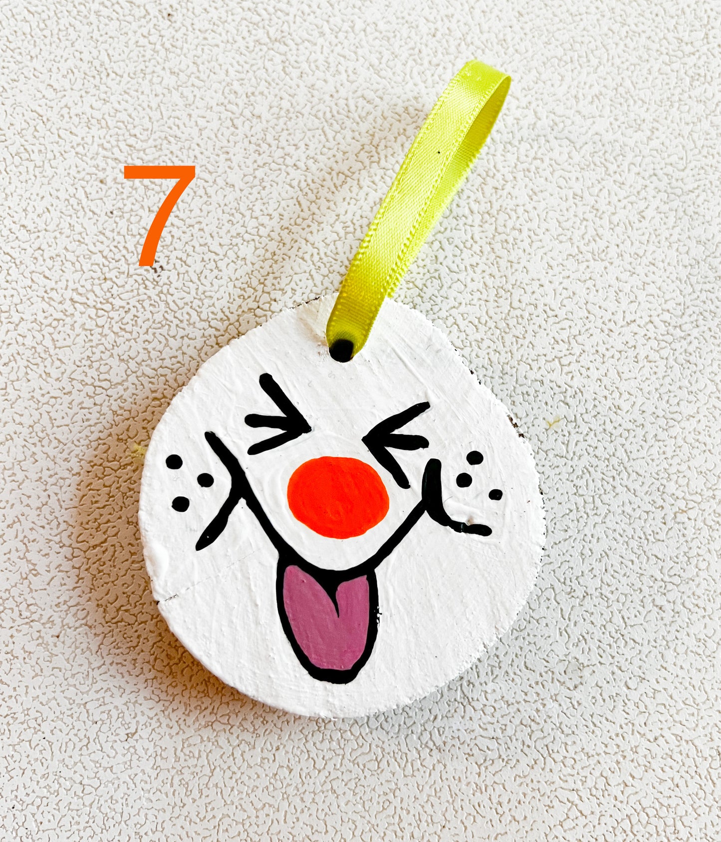 Snowman Hand Painted Christmas Ornaments (Verison 7-8)