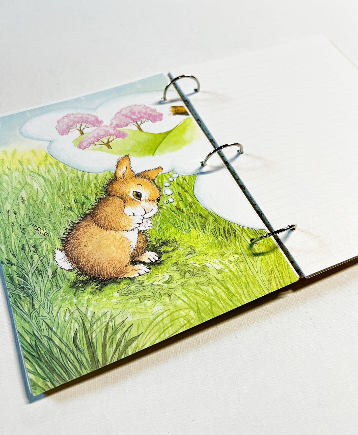 Upcycled Whispering Rabbit Book Journal