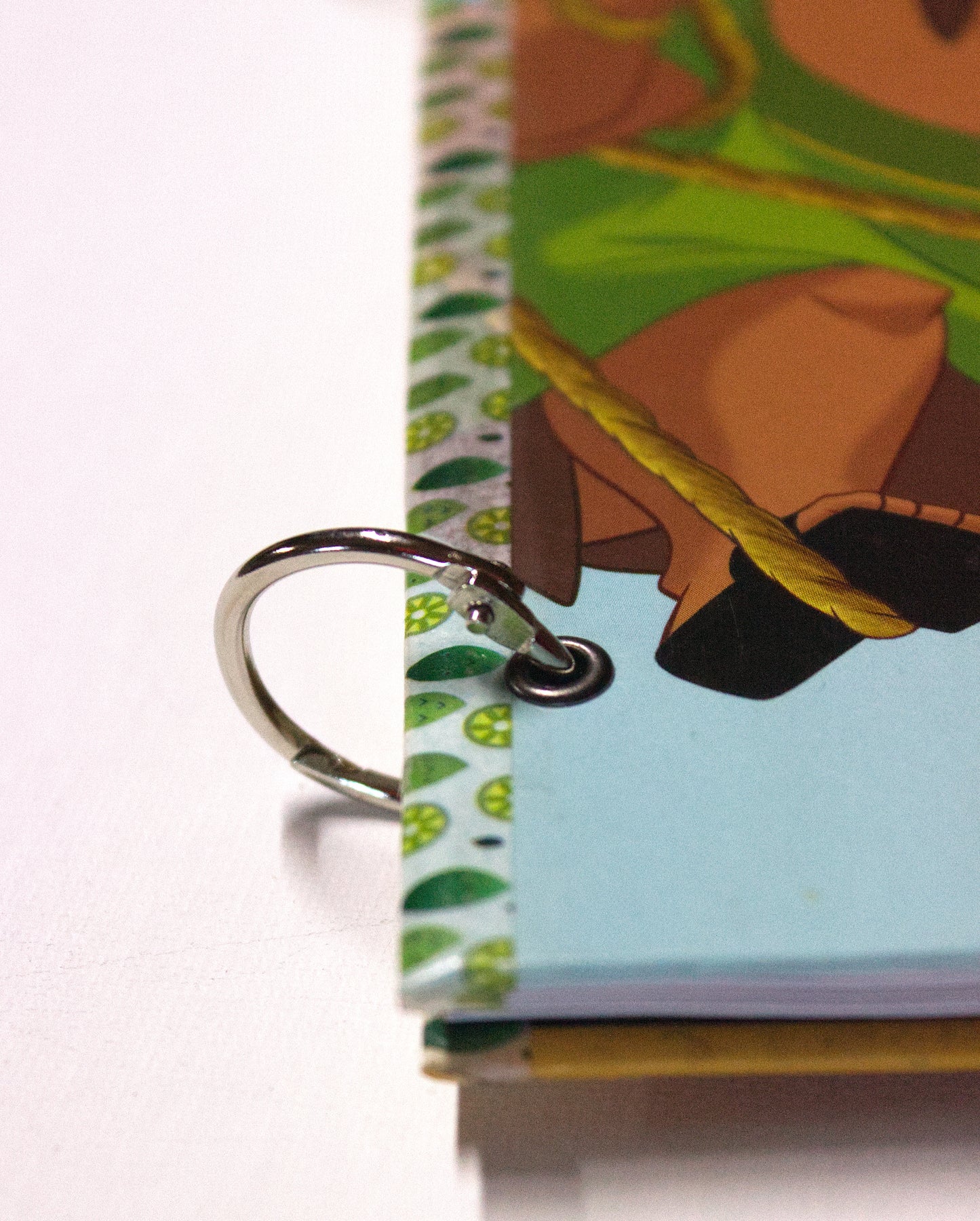 Upcycled Animated Adventure Book Journal – Handmade Eco-Friendly Cartoon Notebook