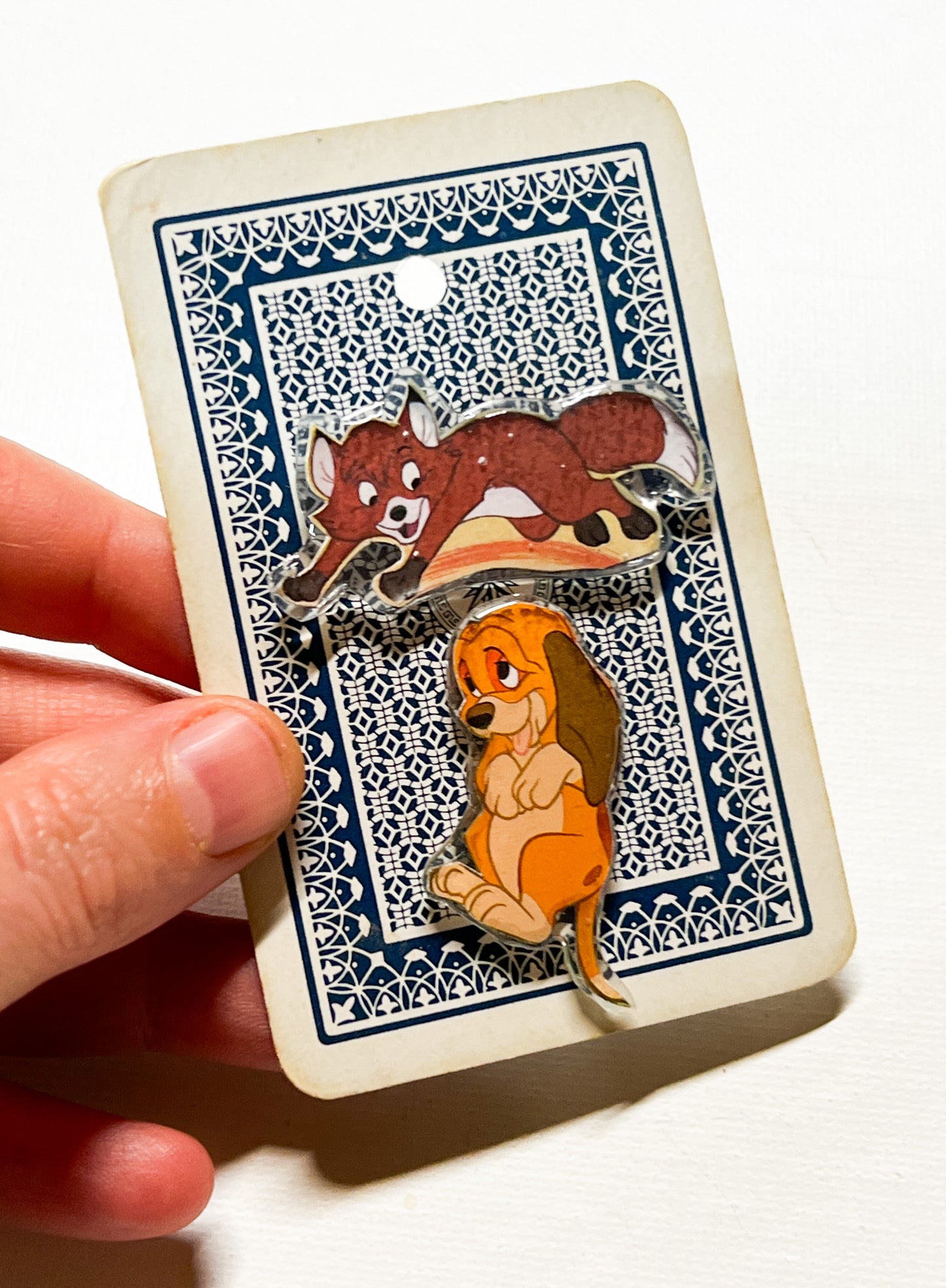 Woodland Friends Pin Bundle | Handmade Fox & Dog Pins | Upcycled Book Art Accessory