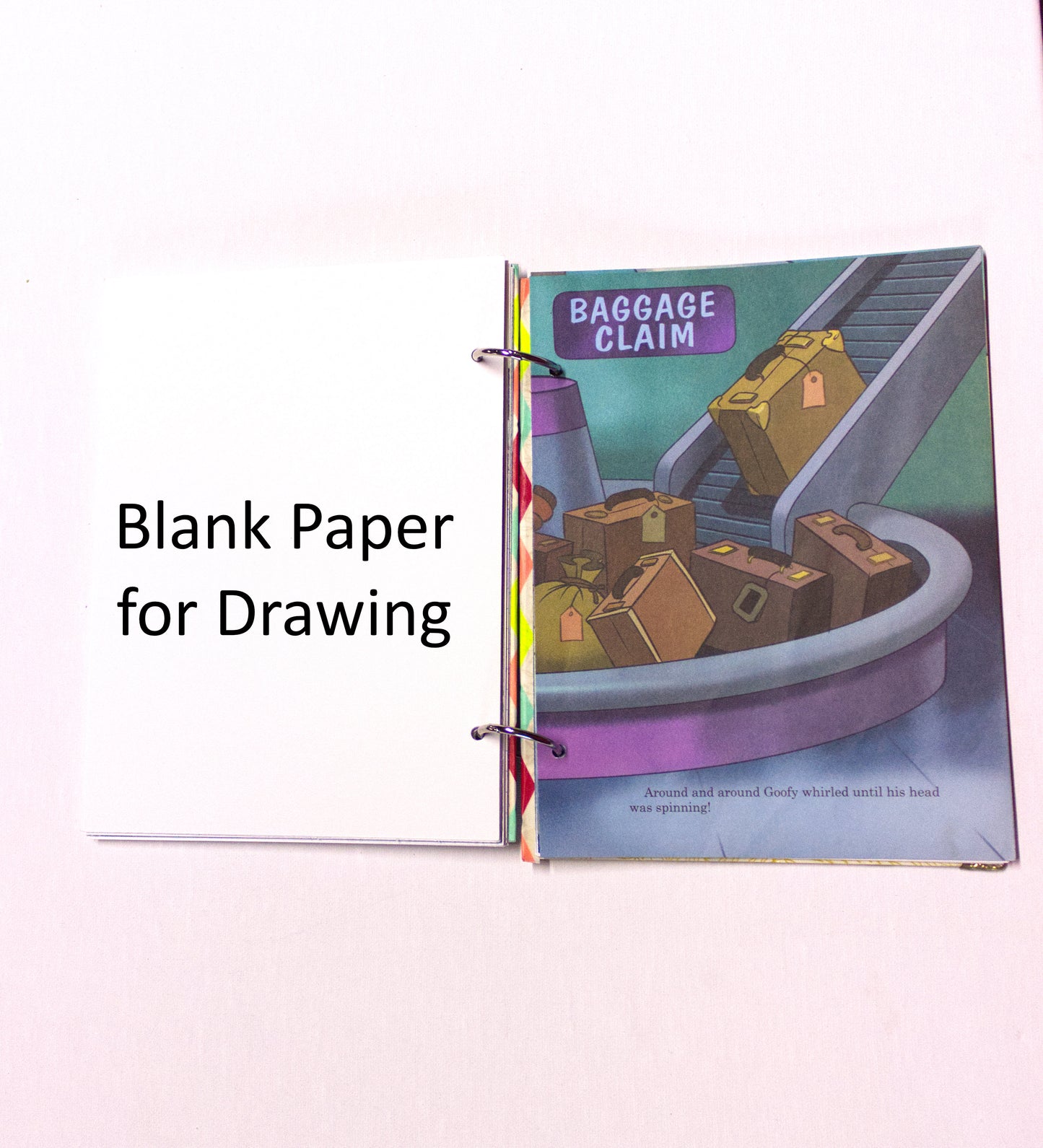 Airport-Themed Upcycled Children’s Book Journal