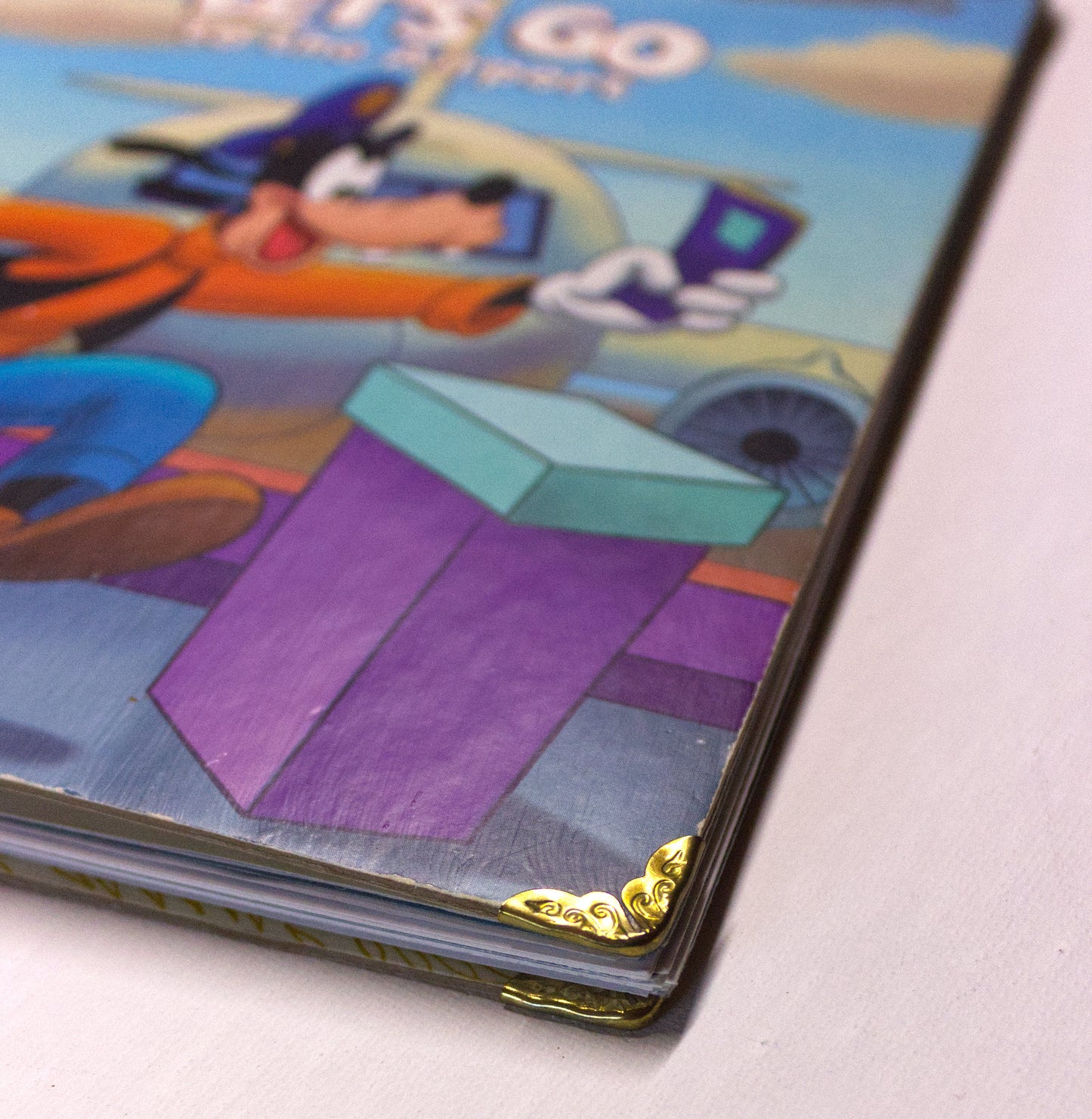 Airport-Themed Upcycled Children’s Book Journal