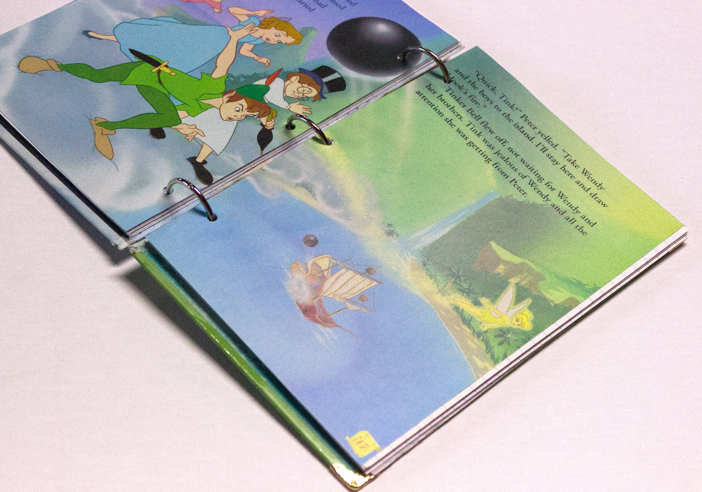 Magical Storybook Upcycled Journal – Handmade Notebook for Writing & Sketching