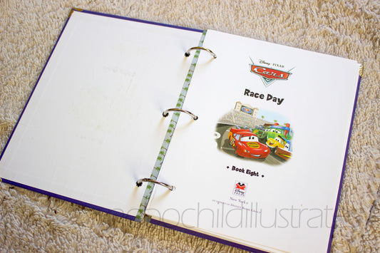Upcycled Race-Car Storybook Journal