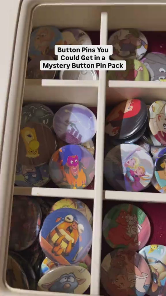 10 Button Badge Mystery Grab Bag | Handmade Upcycled Pins – Nebo Child